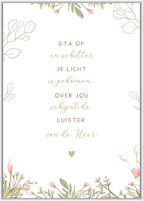 Sta op en schitter