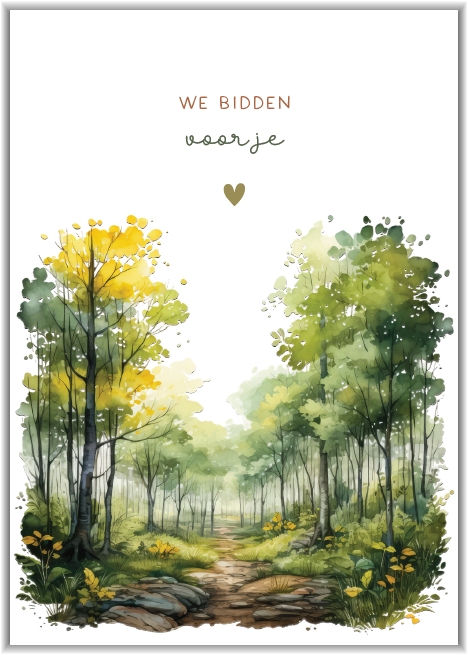 We bidden voor je