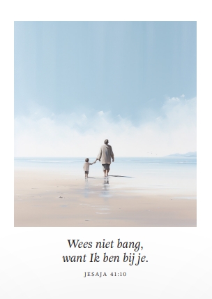 Poster A4 Wees niet bang