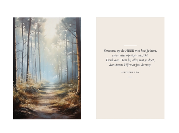 Set 2 posters A5 Vertrouw op de HEER
