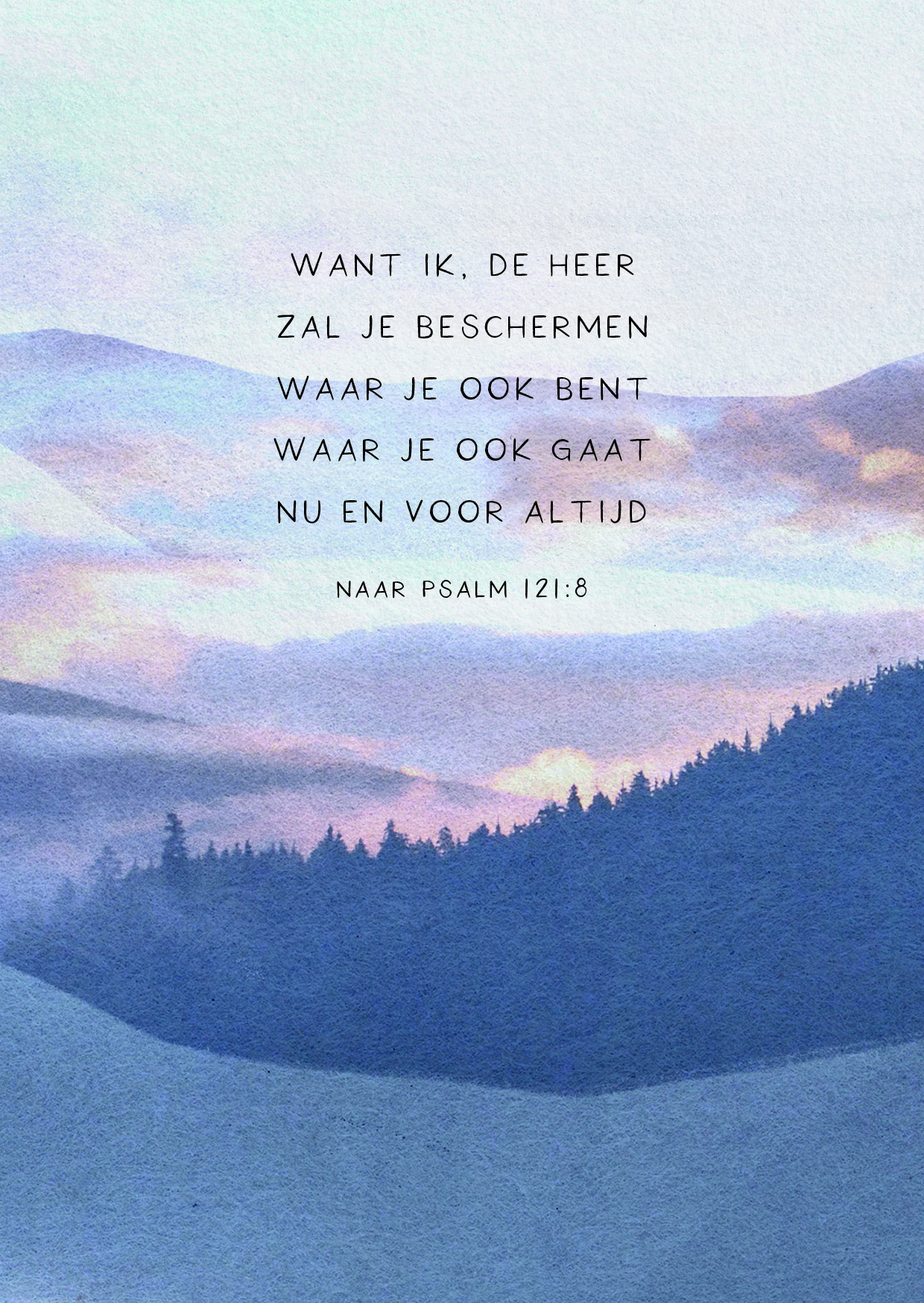 De Heer zal je beschermen