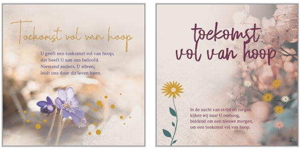 Mapje Notecards Toekomst vol van Hoop
