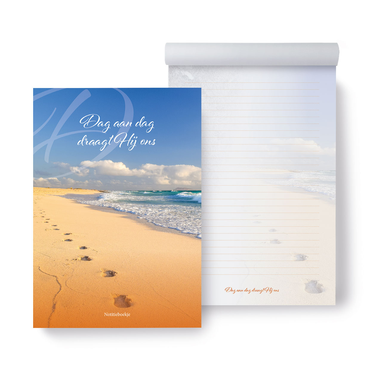 Notitieblok Dag aan dag draagt Hij ons