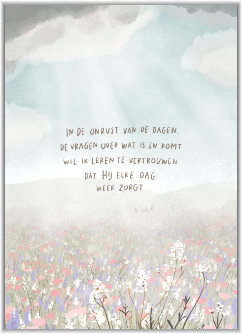 In de onrust van de dagen