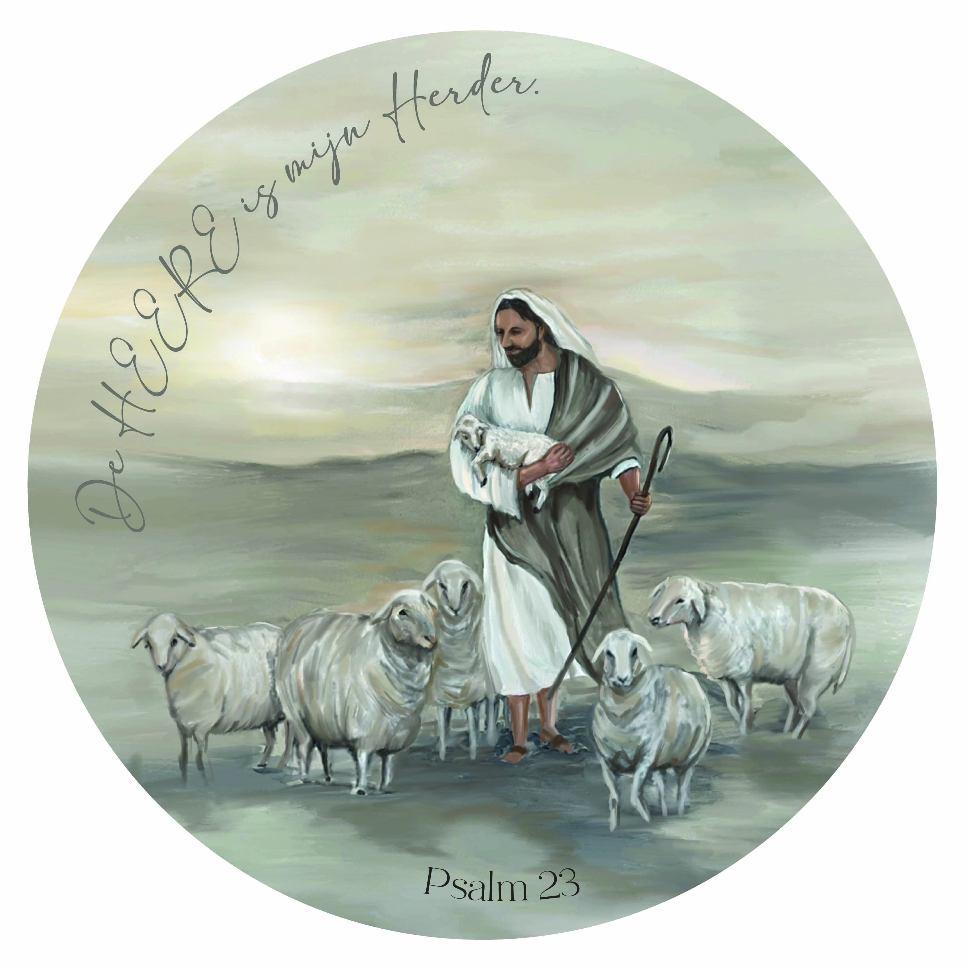 Muurcirkel De HEERE is mijn Herder