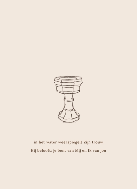 Blanco voor doop