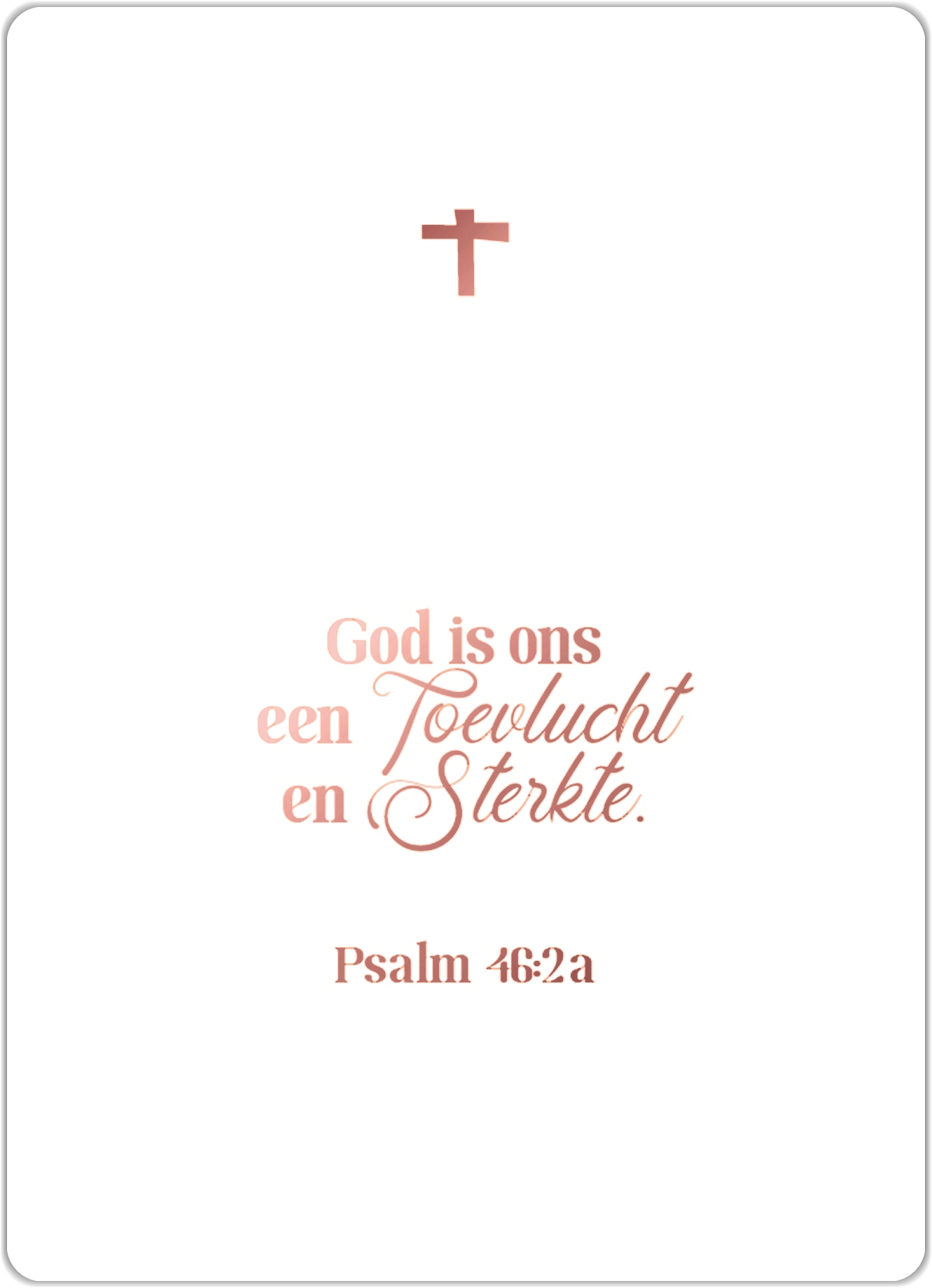 God is ons een Toevlucht