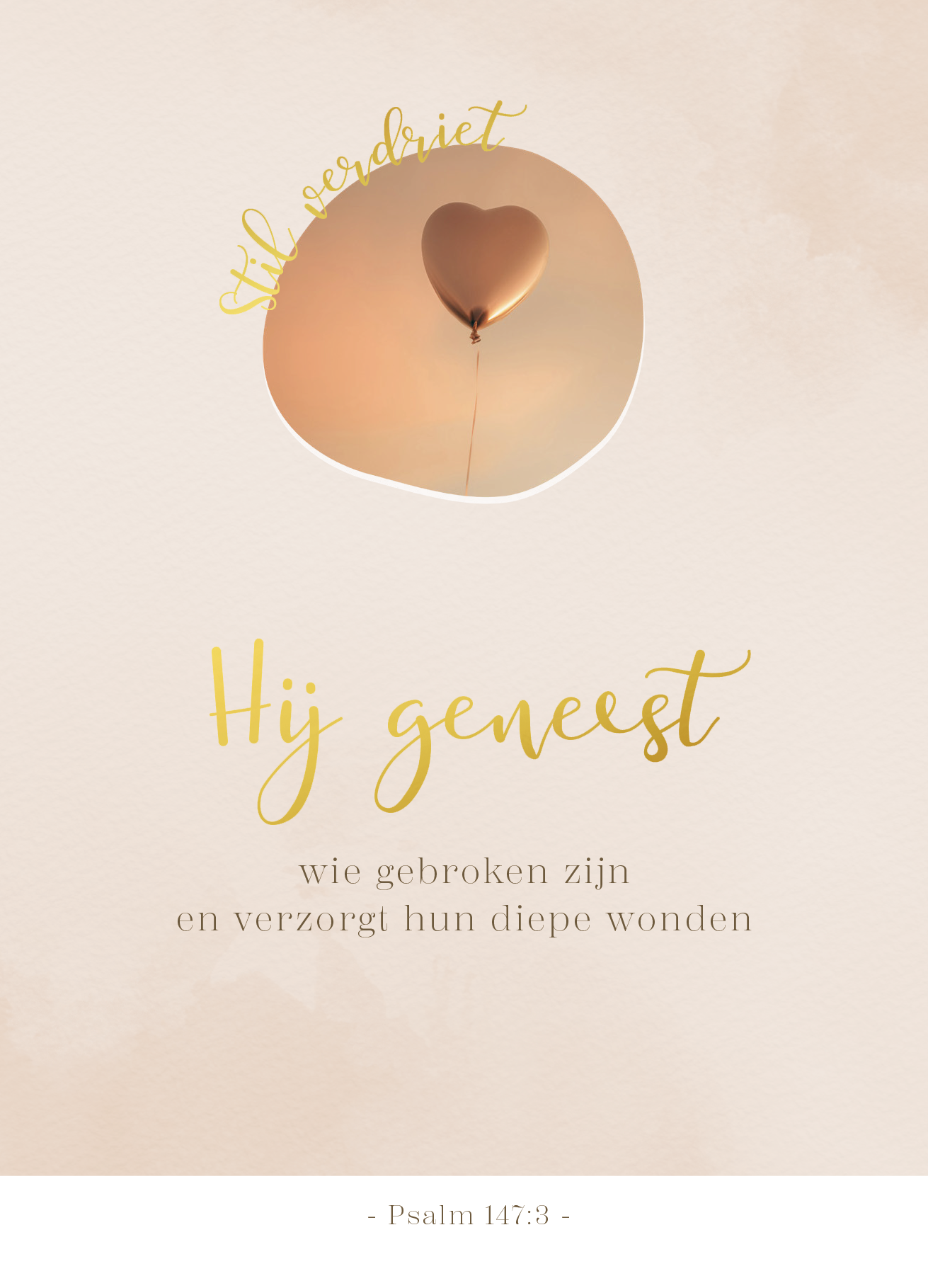Stil verdriet