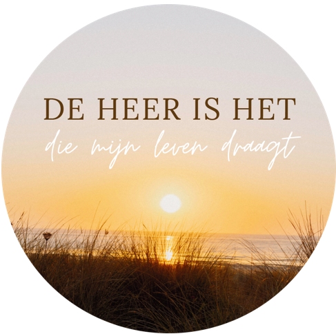 Muurcirkel De Heer is het