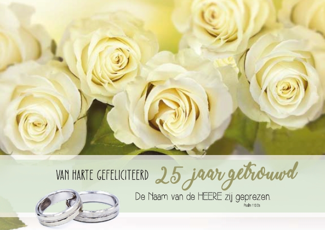 25 jaar getrouwd m/t
