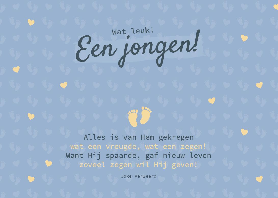 Geboorte Zoon