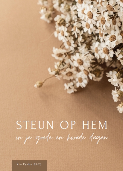 Steun op Hem