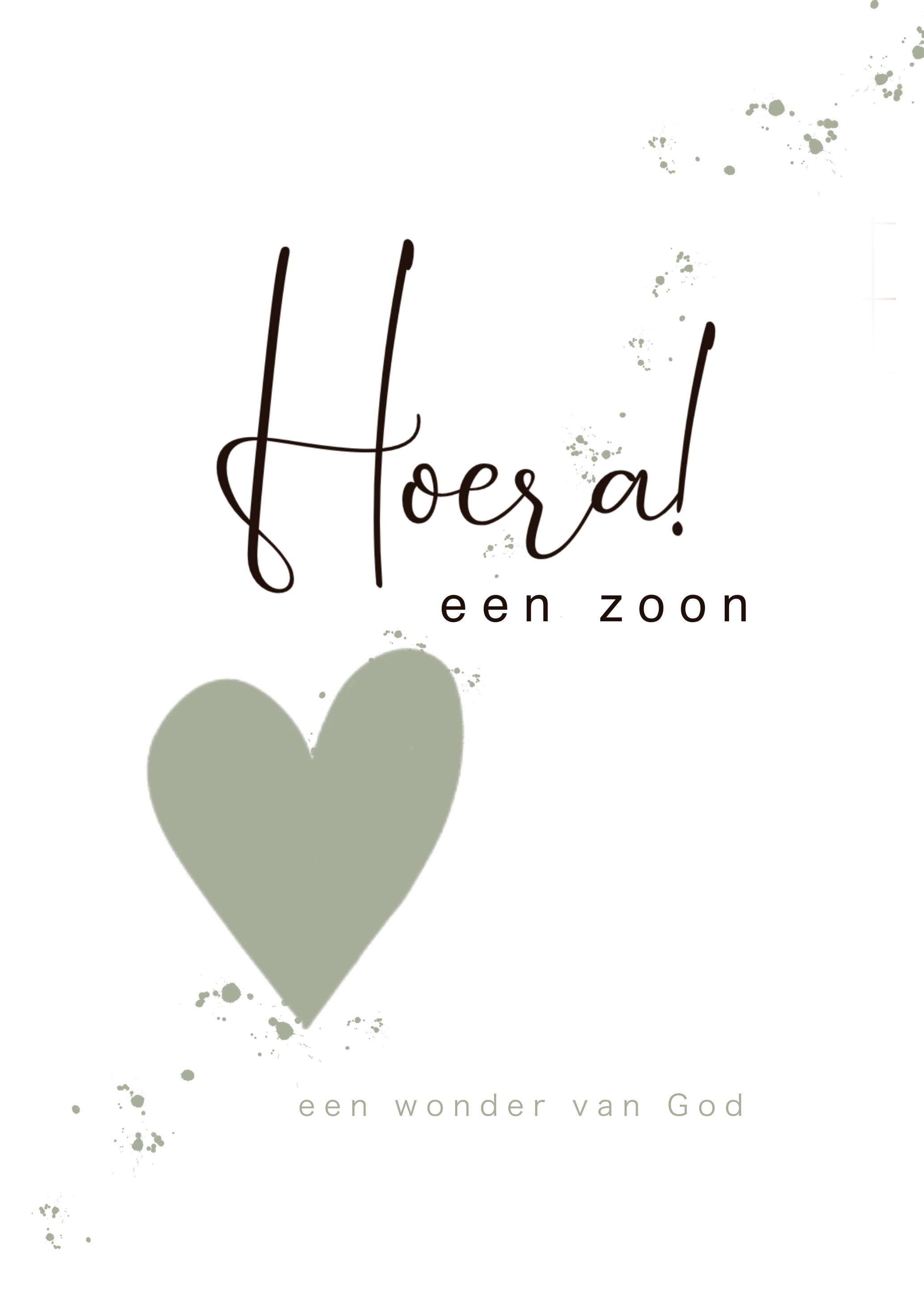 Geboorte zoon