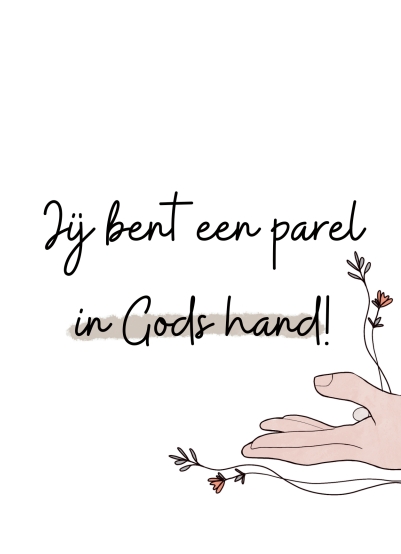 Jij bent een parel