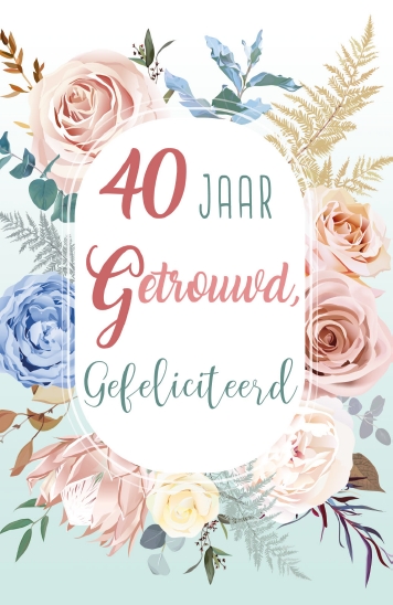 40 jaar getrouwd