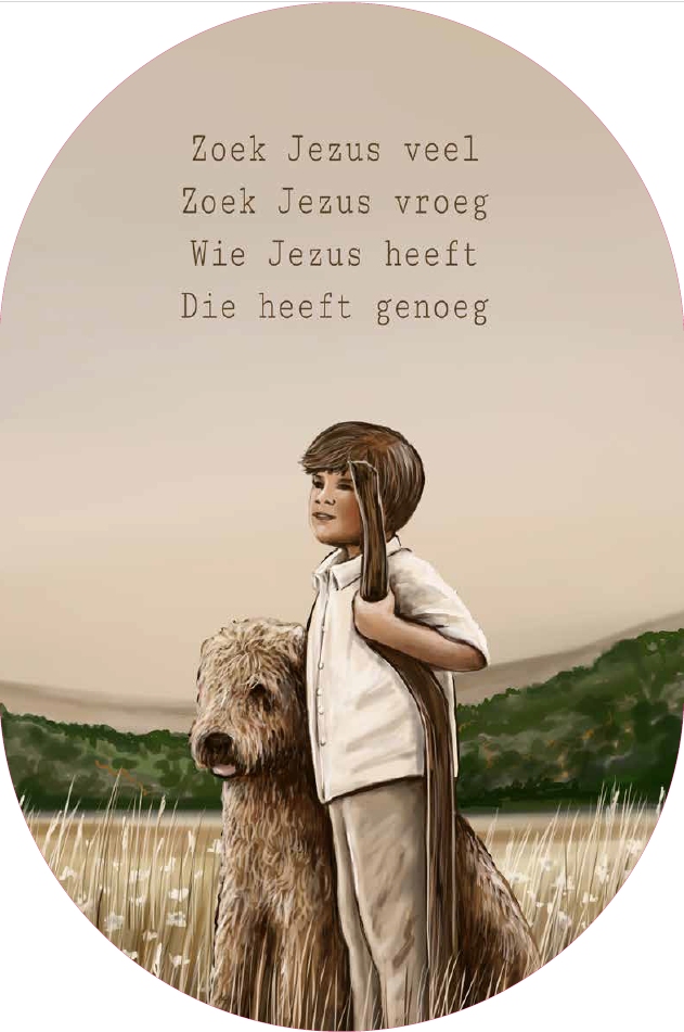 Muurdecoratie Zoek Jezus (jongen)