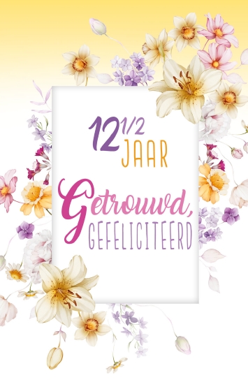 12½ jaar getrouwd
