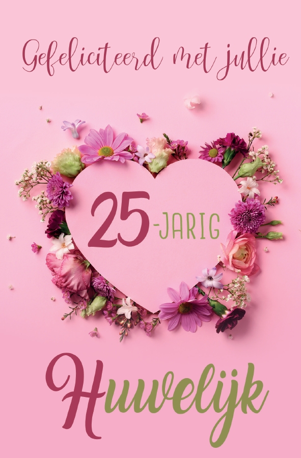 25 jaar getrouwd