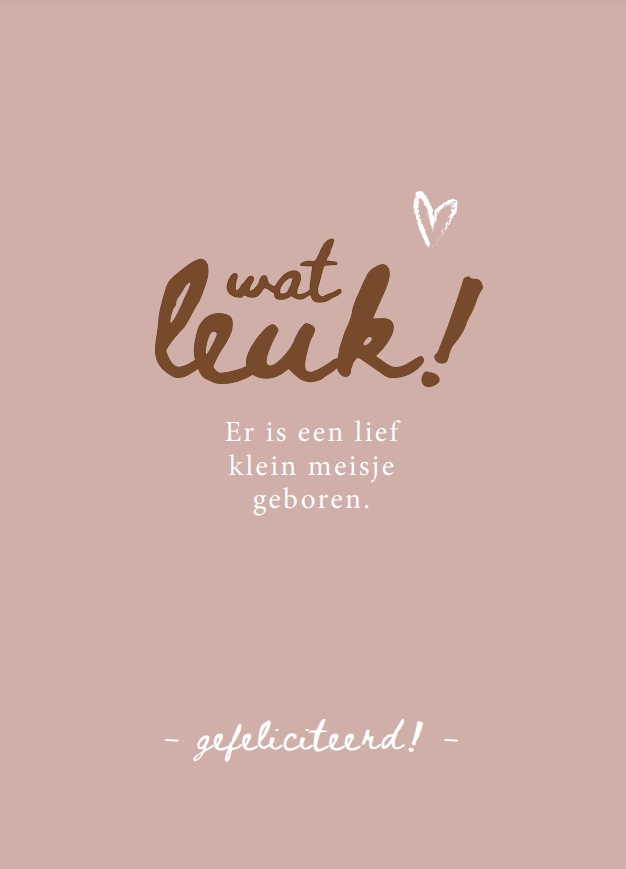 Geboorte Dochter