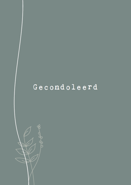 Gecondoleerd