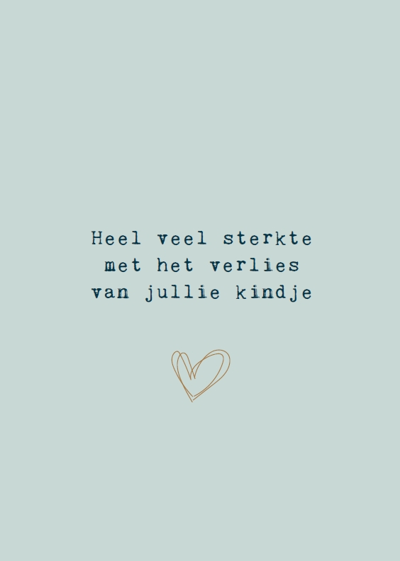Verlies kindje