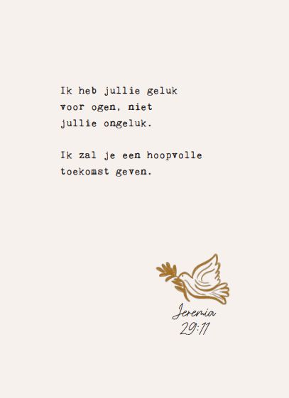 Ik heb jullie geluk voor ogen