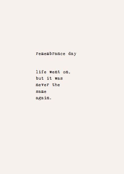 Remembrance day