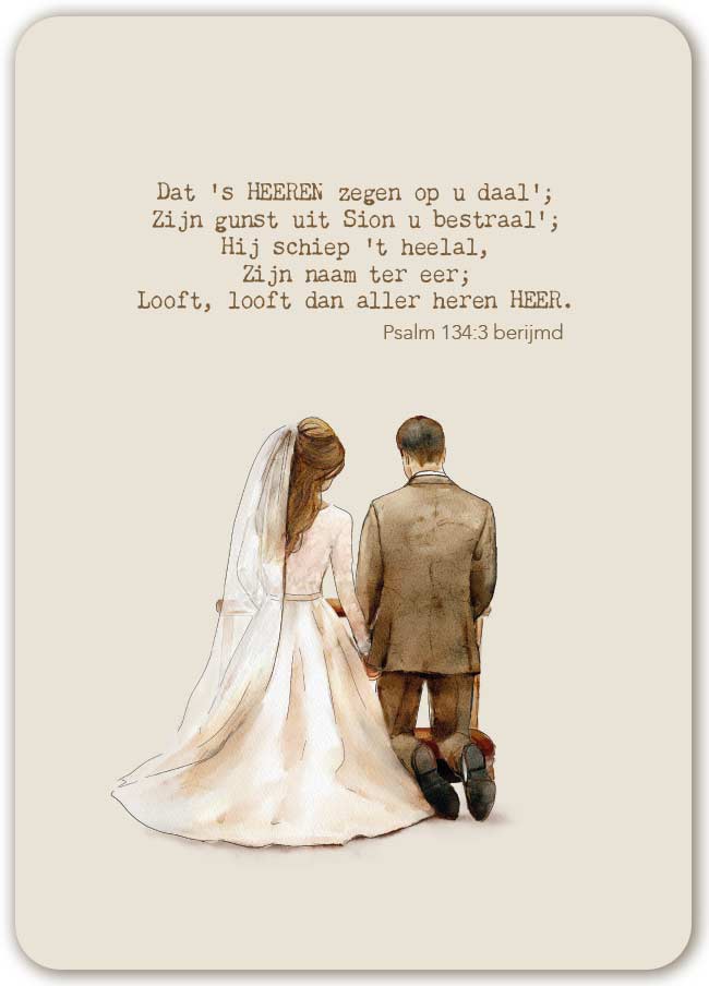 Dat 's HEEREN zegen( blanco huwelijk)