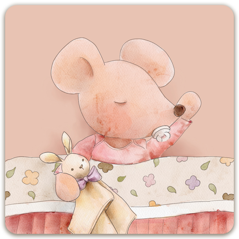 Blanco (zonder opdruk geboorte meisje)