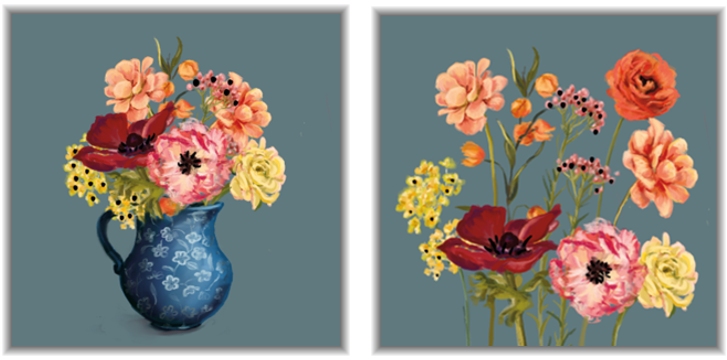 Mapje Notecards Bloemen