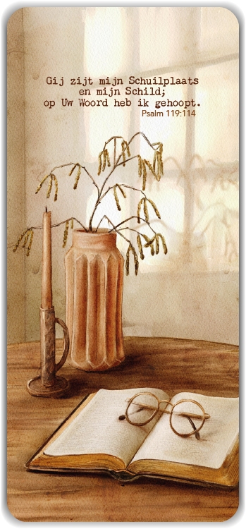 Boekenlegger Gij zijt mijn Schuilplaats