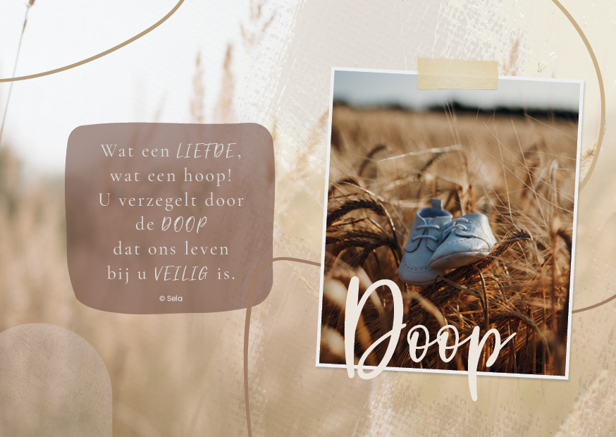 Enkele Kaart Wat een liefde (Doop)