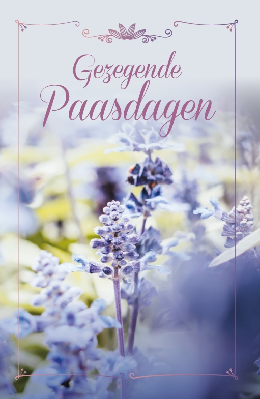Wenskaart Gezegende Paasdagen