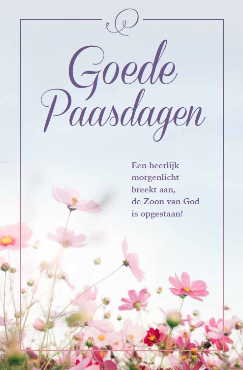 Wenskaart Goede Paasdagen