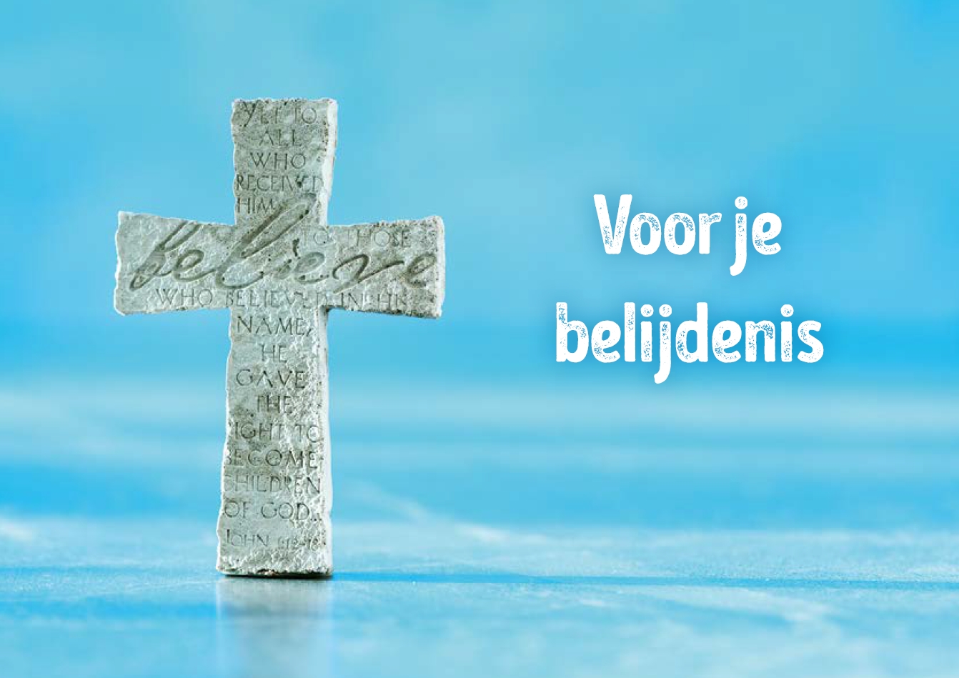 Prentbriefkaart Voor je Belijdenis
