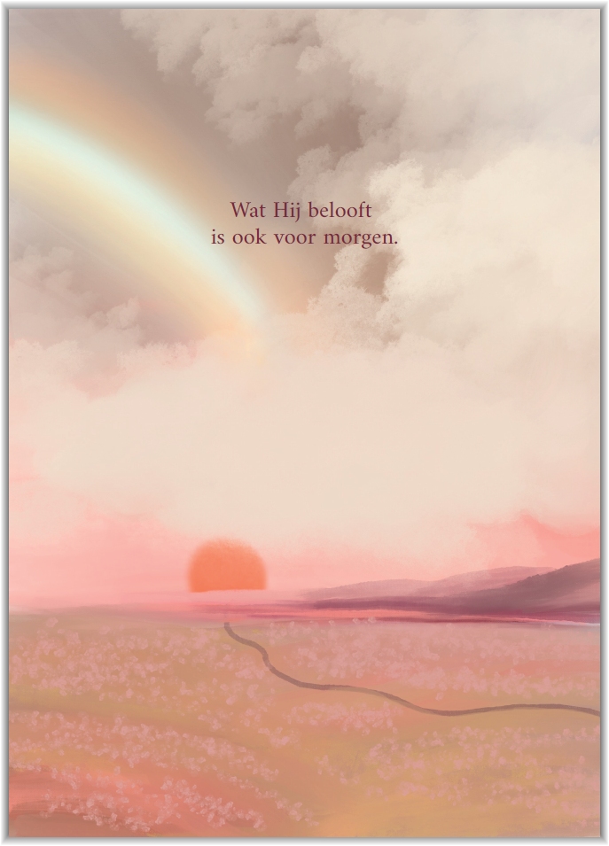 Poster A5 Wat Hij belooft is ook...