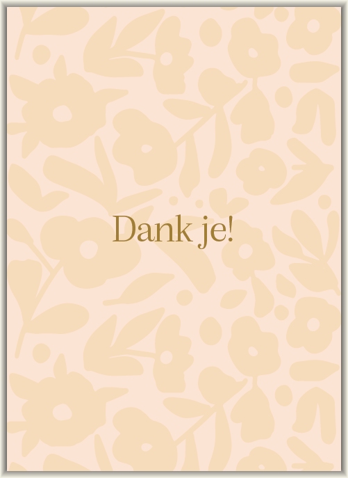 Dank je!