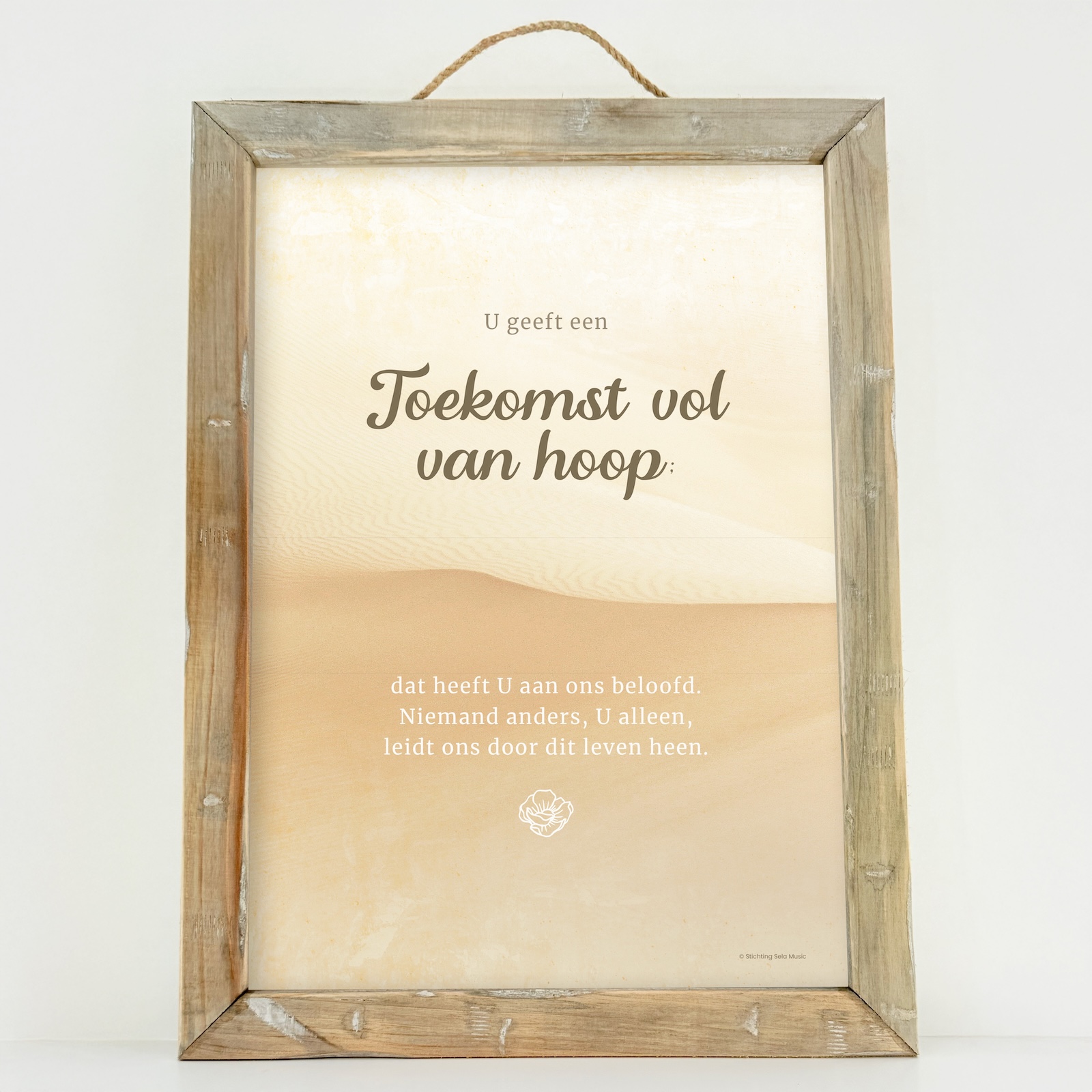 Schilderij A4 U geeft een toekomst