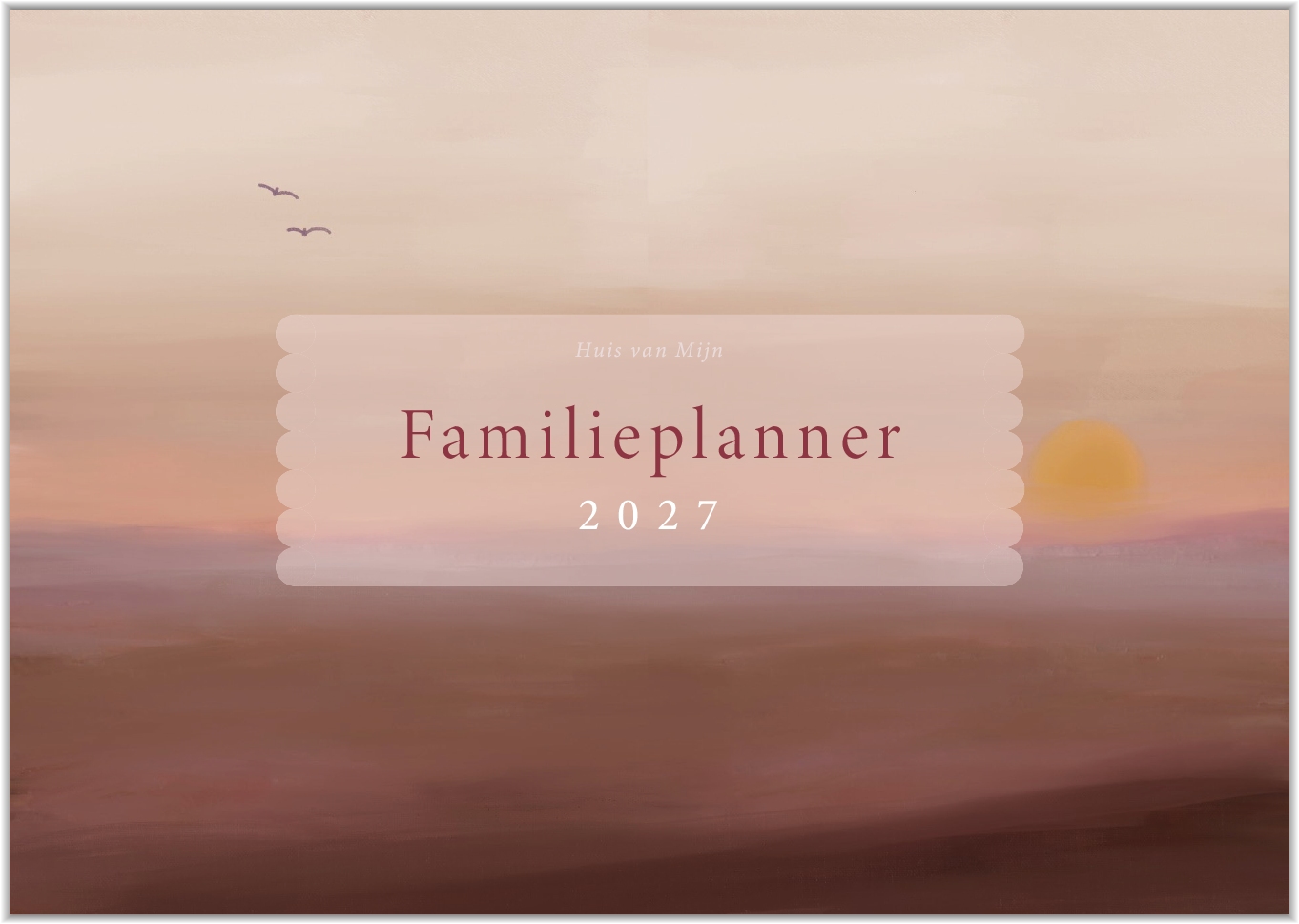 Familyplanner Huis van Mijn