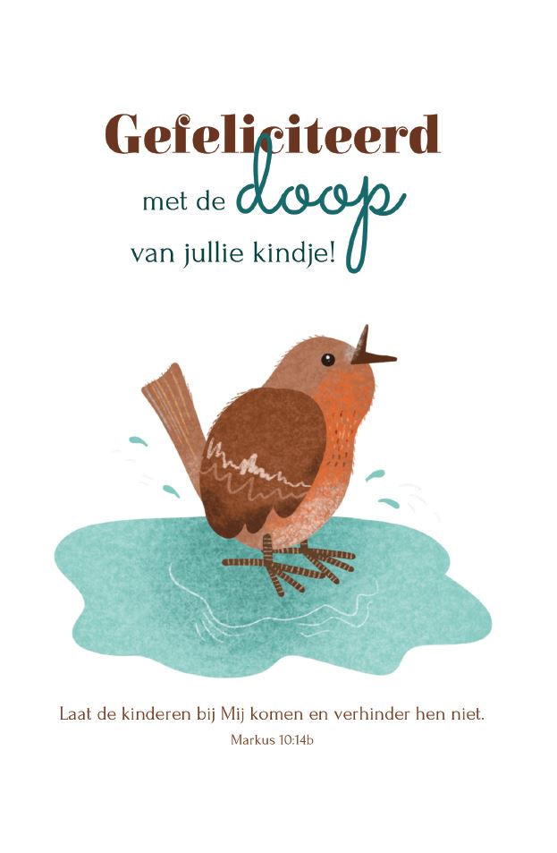 Gefeliciteerd doop kindje!
