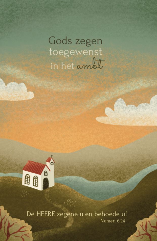 Gods zegen toegewenst Ambt