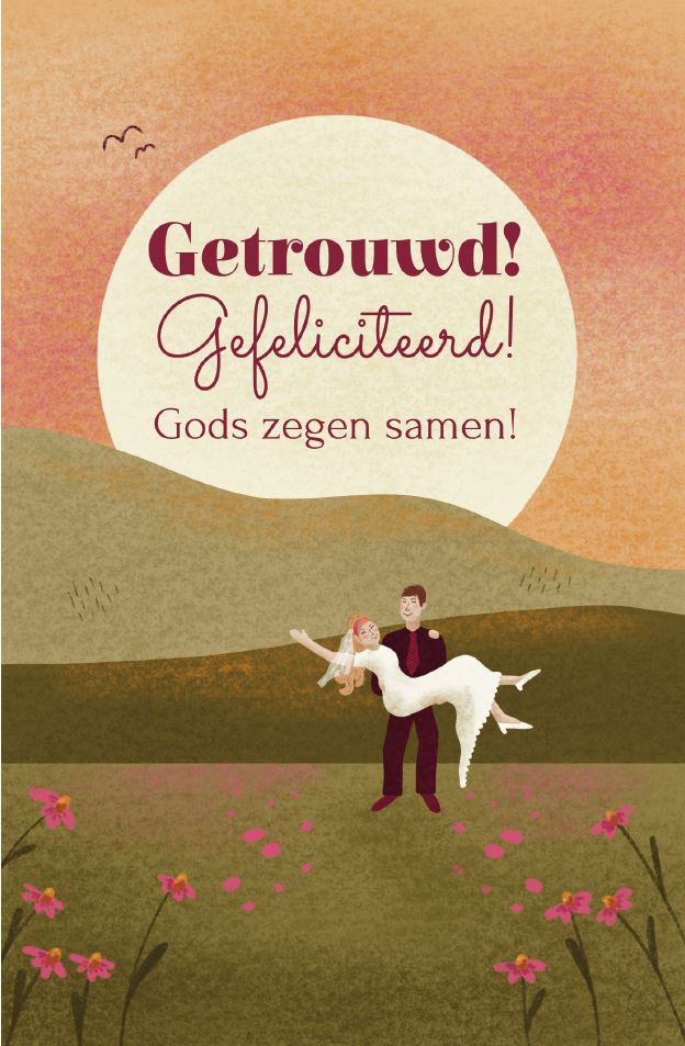Getrouwd! Gods zegen samen!