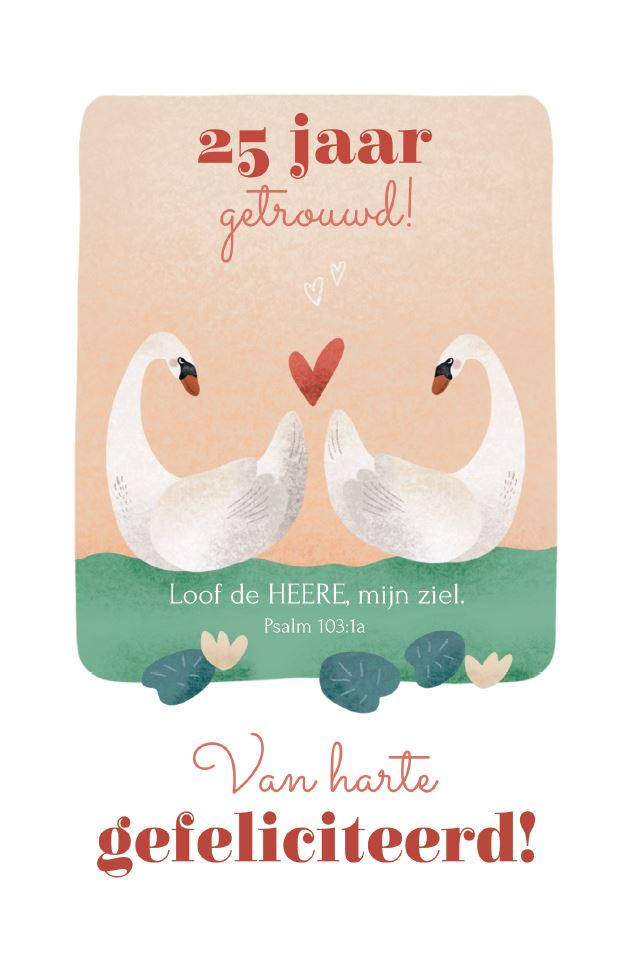 25 jaar getrouwd