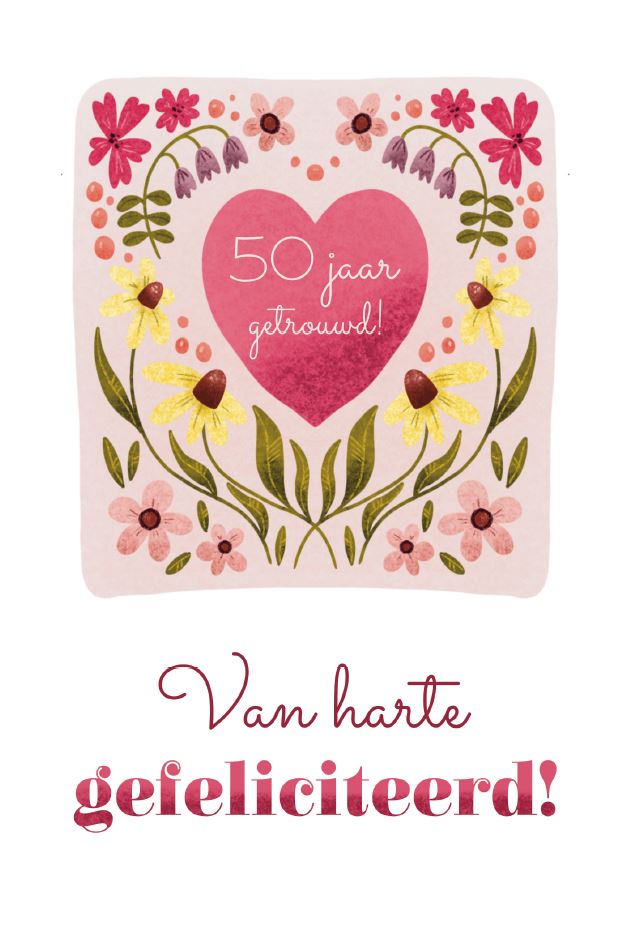 50 jaar getrouwd