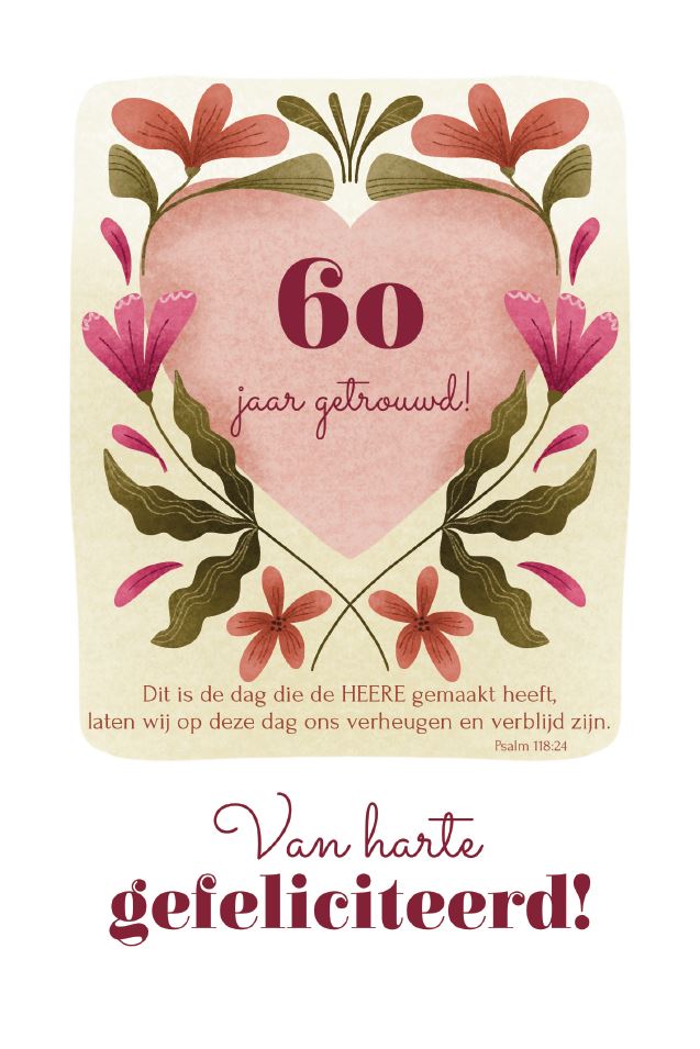 60 jaar getrouwd