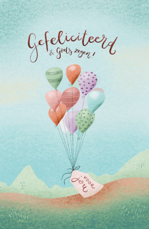 Gefeliciteerd & Gods zegen voor jou