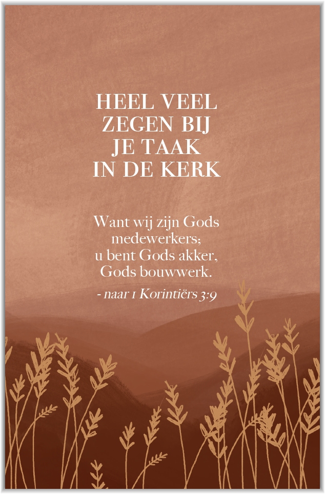 Taak in de kerk
