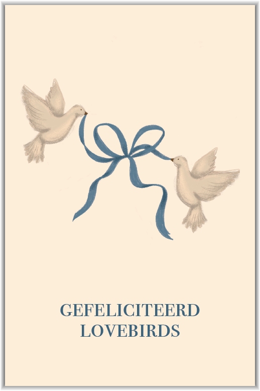 Gefeliciteerd Lovebirds