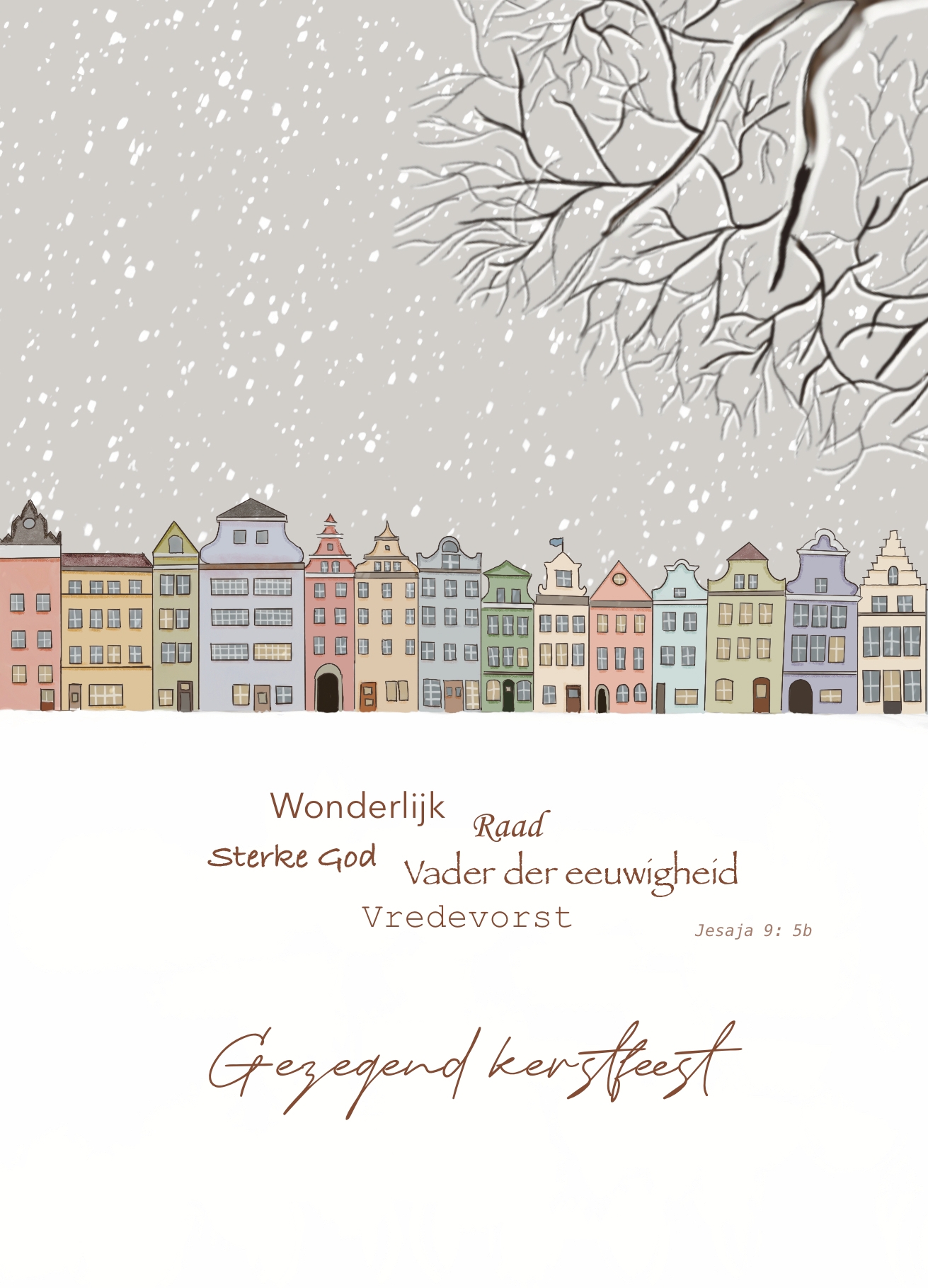 Gezegend kerstfeest