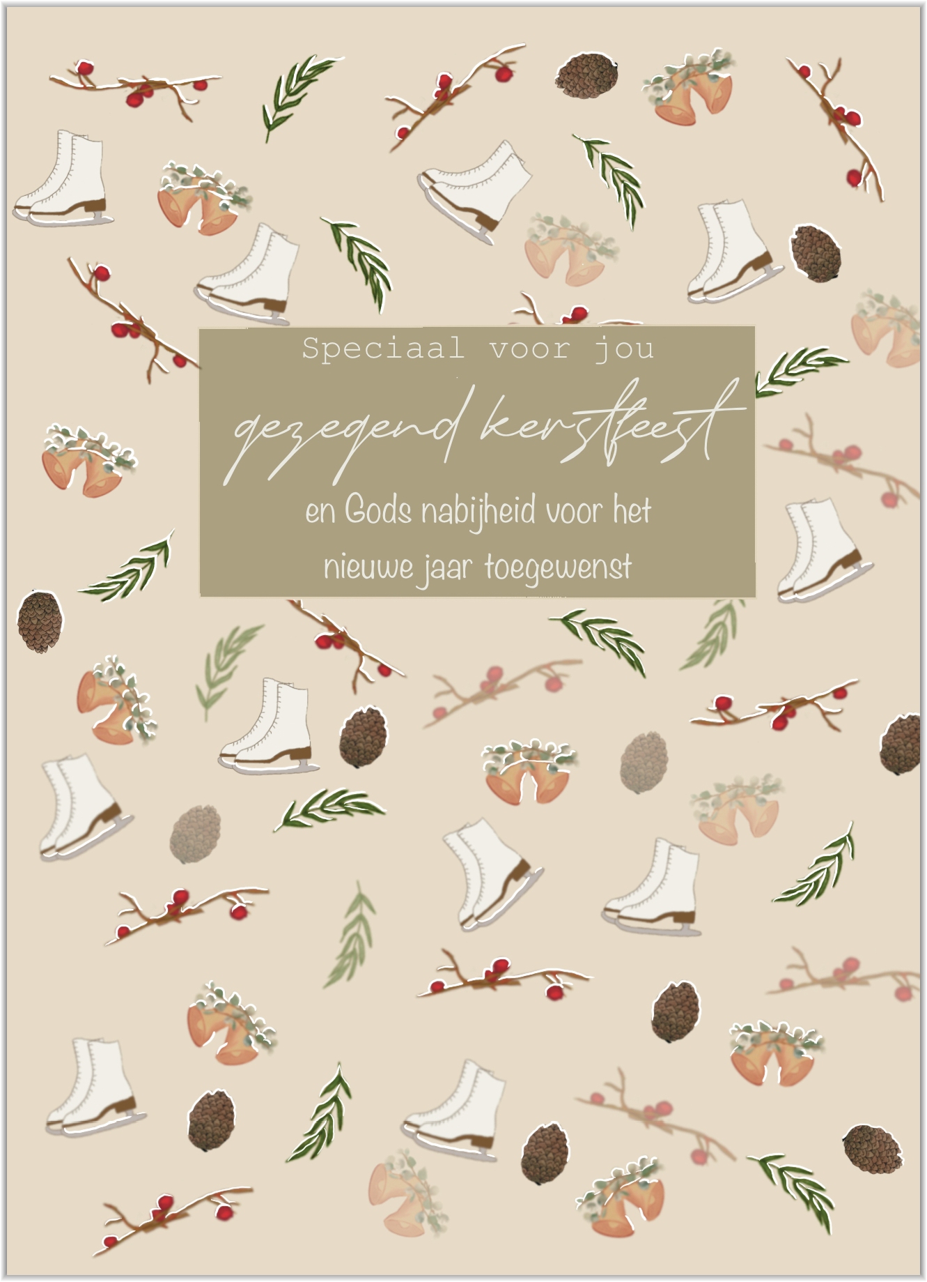 Speciaal voor jou gezegend kerstfeest